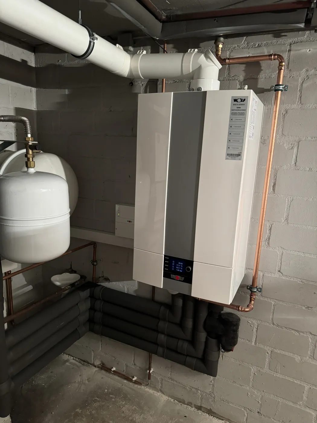 Gas-Brennwerttherme, installiert von Tews Gebäudetechnik